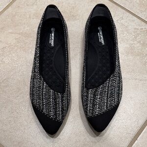 Women's Merle Black and Grey Flats